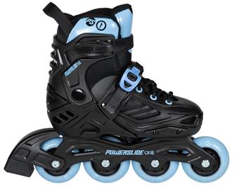 Powerslide Khaan Junior LTD Musta Inline Skates Rullaluistimet