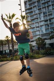 Powerslide Khaan Junior LTD Musta Inline Skates Rullaluistimet-10