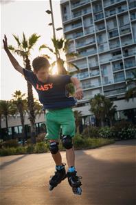 Powerslide Khaan Junior LTD Musta Inline Skates Rullaluistimet-10