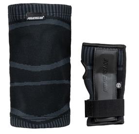 Powerslide Onesize Dual Pack -suojapakkaus miehille, Musta-2