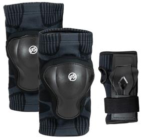Powerslide Onesize Dual Pack -suojapakkaus miehille, Musta-6