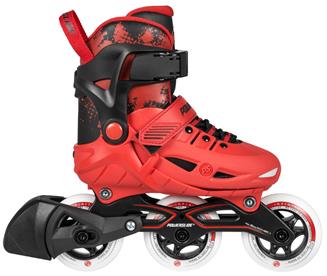 Powerslide Phuzion Universe 3W Red Inline Skates Rullaluistimet 