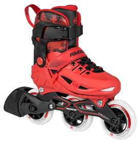Powerslide Phuzion Universe 3W Red Inline Skates Rullaluistimet -2