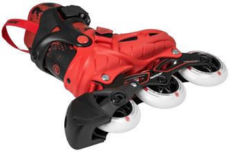 Powerslide Phuzion Universe 3W Red Inline Skates Rullaluistimet -3