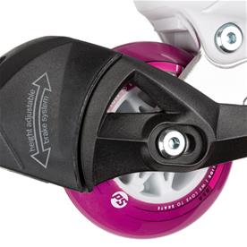 Powerslide Phuzion Universe 3WD Pink Inline Skates Rullaluistimet -10
