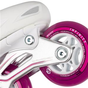 Powerslide Phuzion Universe 3WD Pink Inline Skates Rullaluistimet -11