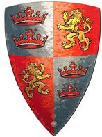 Prinssi Leijonasydän Vaahtomuovikilpi 57 x 10,5 cm 2-kerroksinen
