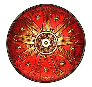 Puinen kilpi lapsille ''Romans'' 40 cm