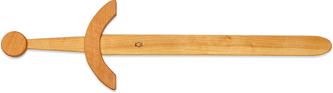 Puinen miekka lapsille 57 cm, koivu öljytty-3