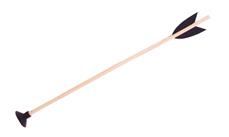 Puinen nuoli imukupilla 40 cm, 100cm jousille