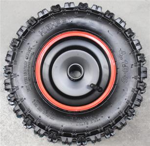 Punainen etupyörä ATV Renegade 1000W:hen