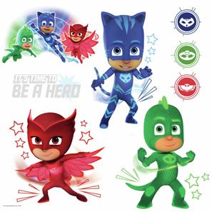 Pyjamasankarit (PJ Masks) Seinätarrat / malli 2-2