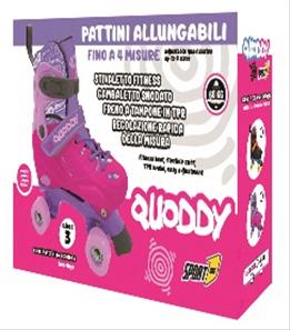 Quoddy Rollers Side By Side rullaluistimet, pink-2