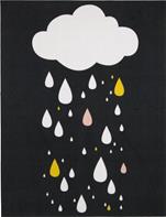 Raindrops De Luxe lasten matto 95x125 cm
