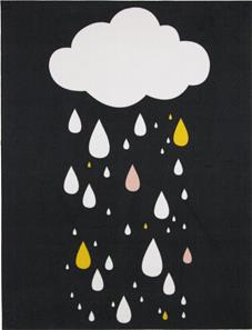Raindrops De Luxe lasten matto 95x125 cm