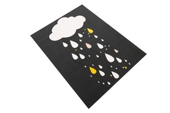 Raindrops De Luxe lasten matto 95x125 cm-5