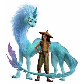 Raya ja viimeinen lohikäärme seinätarra-2