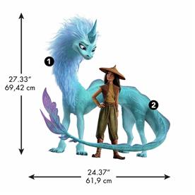 Raya ja viimeinen lohikäärme seinätarra-3