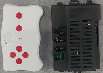 RC 2.4G ohjauslaatikko + kaukosäädin Farmer4X 24v sähköautolle (vanha)