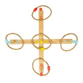 Rengaspeli Puinen puutarhapeli-2