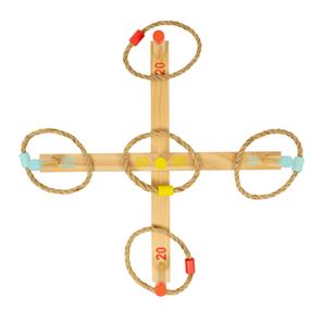 Rengaspeli Puinen puutarhapeli-2