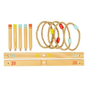 Rengaspeli Puinen puutarhapeli-4