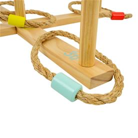 Rengaspeli Puinen puutarhapeli-5