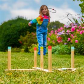 Rengaspeli Puinen puutarhapeli-7