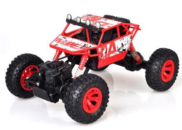 Rock Rover Kauko-ohjattava 4WD Crawler 1:18 2.4G, punainen