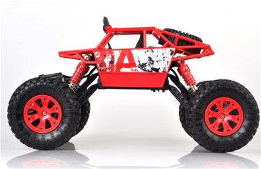 Rock Rover Kauko-ohjattava 4WD Crawler 1:18 2.4G, punainen-5