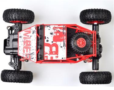 Rock Rover Kauko-ohjattava 4WD Crawler 1:18 2.4G, punainen-7
