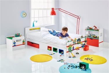 Room 2 Build Block -vuode, jossa on säilytystila-2