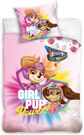 Ryhmä Hau Elokuva ''Girl PUP Power'' vuodevaatteet 140x200cm