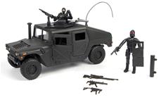 S.W.A.T. Humvee sis. tarvikkeet ja 2 hahmoa 1:18