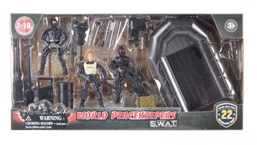 S.W.A.T. Toimintafiguuri 3-bigpack Malli A 1:18-2