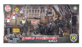 S.W.A.T. Toimintafiguuri 3-bigpack Malli B 1:18-2