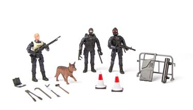 S.W.A.T. Toimintafiguuri 3-pack Malli A 1:18