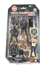 S.W.A.T. Toimintafiguuri 3-pack Malli C 1:18-2
