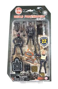 S.W.A.T. Toimintafiguuri 3-pack Malli C 1:18-2