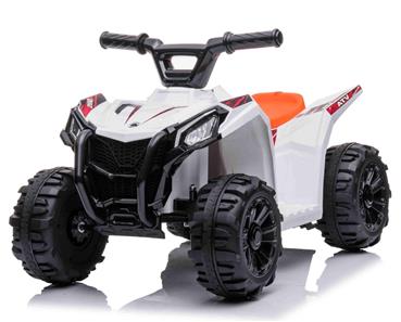 Sähkö-ATV lapsille 6V, valkoinen