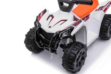 Sähkö-ATV lapsille 6V, valkoinen-13