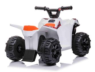 Sähkö-ATV lapsille 6V, valkoinen-5