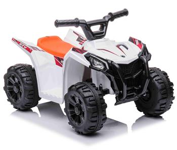 Sähkö-ATV lapsille 6V, valkoinen-6