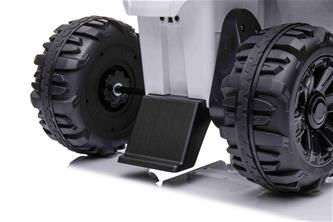 Sähkö-ATV lapsille 6V, valkoinen-8