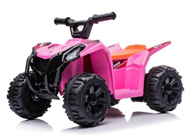 Sähkö-ATV lapsille 6V, vaaleanpunainen