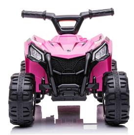 Sähkö-ATV lapsille 6V, vaaleanpunainen-2