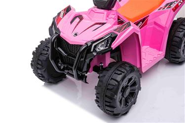 Sähköinen ATV lapsille 6V, vaaleanpunainen-10