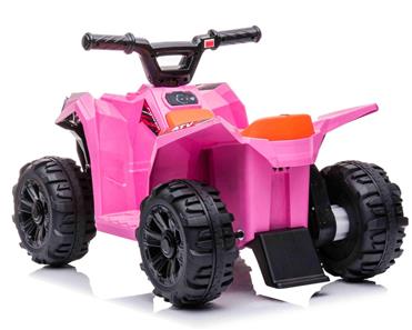 Sähköinen ATV lapsille 6V, vaaleanpunainen-4
