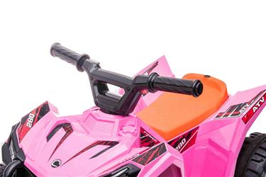Sähköinen ATV lapsille 6V, vaaleanpunainen-9