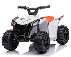 Sähköinen ATV lapsille 6V, valkoinen